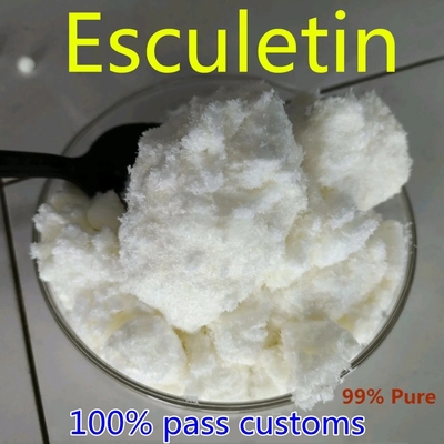 Os costumes da passagem de 100% 99% Esculetin/Esculetina puros pulverizam CAS 305-01-1