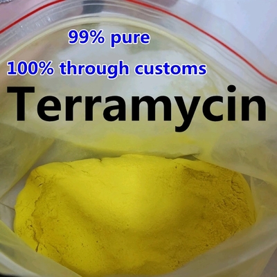 Pó do Terramycin de Oxytetracyclina do Oxytetracycline de CAS 79-57-2 da pureza de 99%