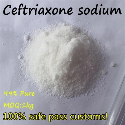 O Ceftriaxone de 99%/sódio puros de Ceftriaxona pulveriza CAS 74578-69-1
