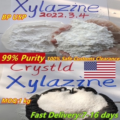 whatsaspp: +86 15512120776 que Xylazine pulveriza a pureza Cas 7361-61-7 Xylazine de 99% baseiam o Hcl do Cas 23076-35-9 Xylazine